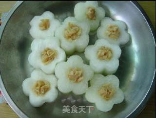 瑶柱蒸冬瓜的做法步骤：3