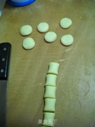 香煎金银元宝的做法步骤：2