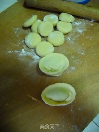 香煎金银元宝的做法步骤：2