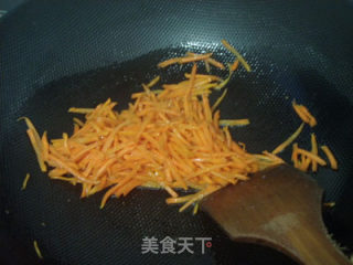 虾仁炒三素的做法步骤：4