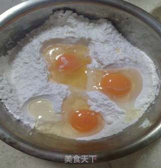 南瓜面疙瘩的做法步骤：2