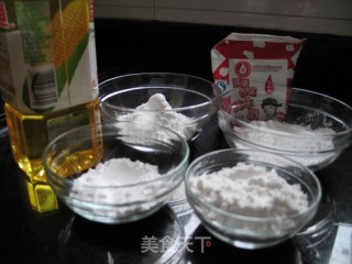 抹茶双色冰皮月饼的做法步骤：2