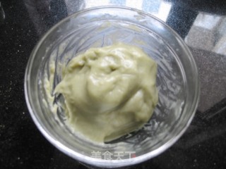 抹茶双色冰皮月饼的做法步骤：2