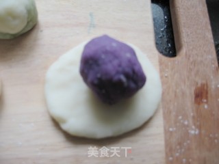 抹茶双色冰皮月饼的做法步骤：2