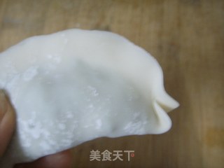 香煎韭菜猪肉饺子的做法步骤：2