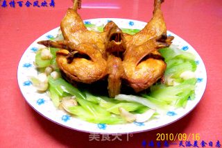 青芹百合凤欢舞的做法步骤：10
