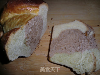 彩色麻花辫面包的做法