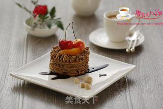 水果咖啡蛋糕的做法