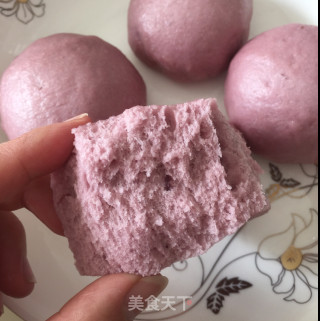 紫薯馒头的做法