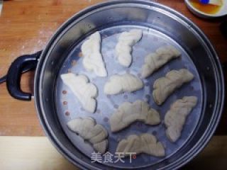 咸肉荷叶夹的做法步骤：3