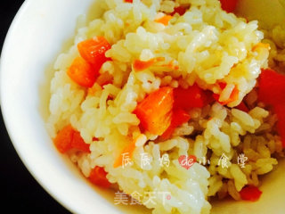 营养美味胡萝卜饭的做法
