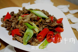 葱爆牛肉的做法