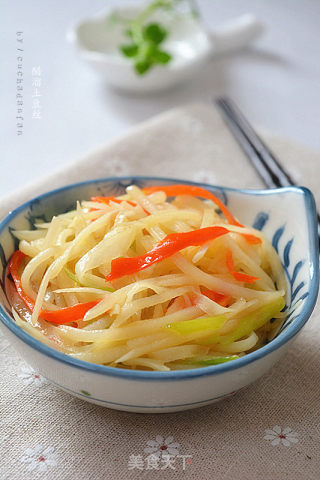 醋溜土豆丝的做法
