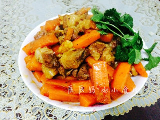 胡萝卜烧牛肉的做法