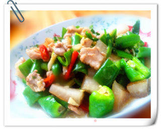 辣椒炒肉片的做法