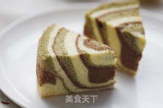 斑马纹戚风的做法