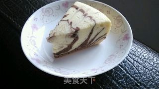电饭锅斑马纹裸蛋糕的做法