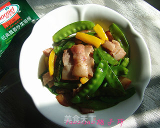 培根荷兰豆的做法