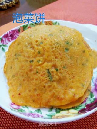 泡菜饼的做法