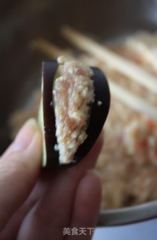 炸茄盒的做法步骤：2