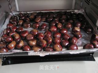 香烤板栗的做法步骤：4