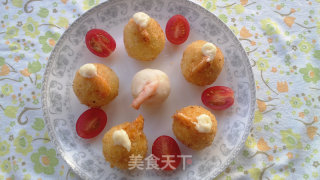 土豆山药球的做法
