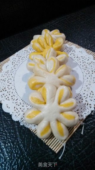 南瓜花馒头的做法