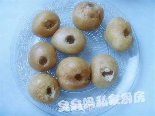 油面筋塞肉的做法步骤：2