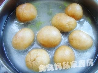 油面筋塞肉的做法步骤：2