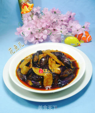大豆蛋白炒茄子的做法