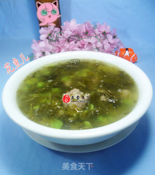 雪菜蚕豆排骨汤的做法