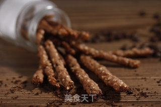 香蕉芝麻可可脆条的做法