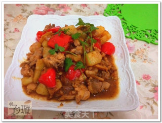 土豆焖鸡【子璇】的做法