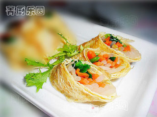中秋佳节营养美食——三丝蛋卷的做法步骤：5