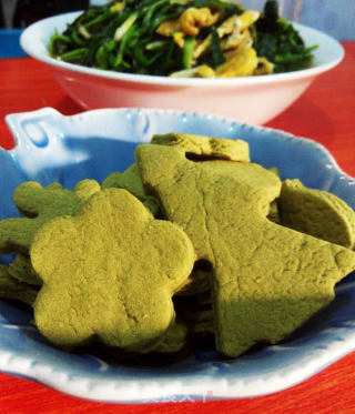卡通抹茶饼干——清新和美味并存的做法