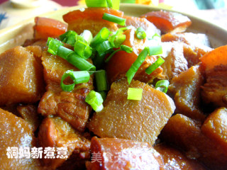 柚香腩肉煲的做法步骤：5