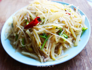 肉炒土豆丝的做法