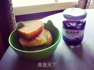 蓝莓味油馍•面包•的做法