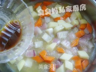 咖喱猪扒饭的做法步骤：3