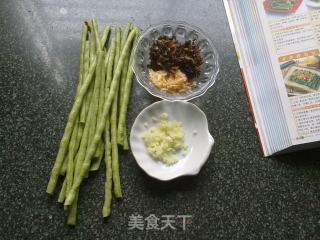 虾米糟菜拌豇豆的做法步骤：2