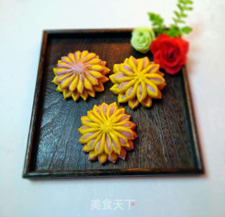 菊花馒头的做法