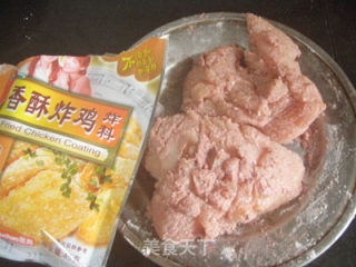 香酥炸鸡堡的做法步骤：3