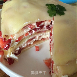 水果千层蛋糕的做法