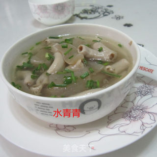 小肠蘑芋豆腐汤的做法