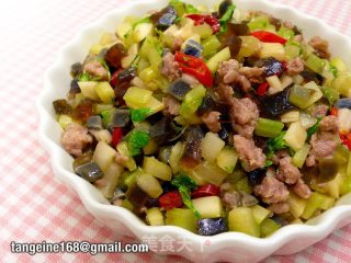 辣椒炒皮蛋 ♥ 肉末下饭菜 8的做法