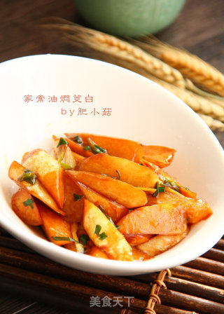 家常油焖茭白的做法