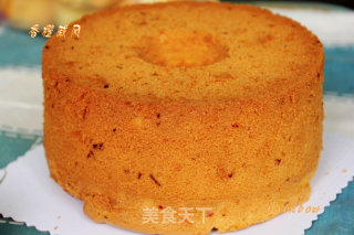 香橙戚风的做法