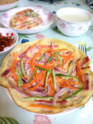 奶酪鸡蛋饼的做法