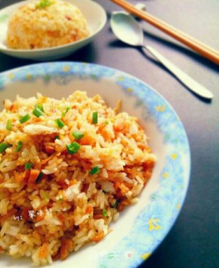 菜脯炒饭的做法