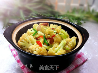 干锅花菜的做法